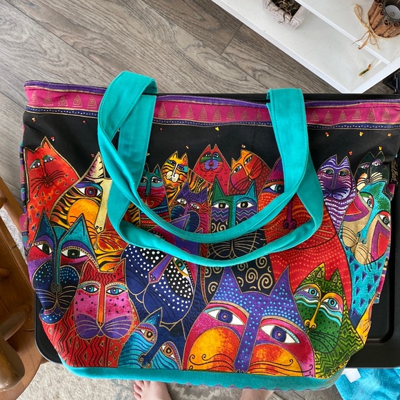 Laurel Burch tote - Picture 1 of 3